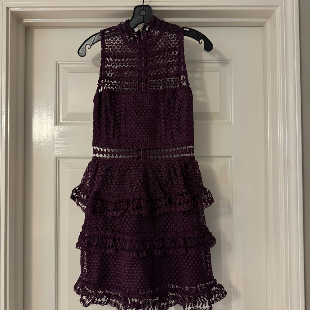 Cute purple dress. Fits a sz 0.